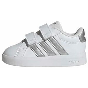 Adidas Unisex Baby Grand Court 3.0 Infants Shoes, FTWR White/Silver Met./Silver Met., 25 EU Adidas Unisex Baby Grand Court 3.0 Infants Shoes, FTWR White/Silver Met./Silver Met., 25 EU