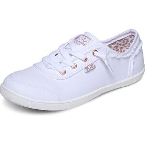 Skechers Damen Bobs B Cute Trainers, White Canvas, 39.5 EU Skechers Damen Bobs B Cute Trainers, White Canvas, 39.5 EU