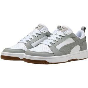 Puma Rebound V6 Low Unisex Sneaker, Weiß Grau Echo Schwarz, 46 EU Puma Rebound V6 Low Unisex Sneaker, Weiß Grau Echo Schwarz, 46 EU