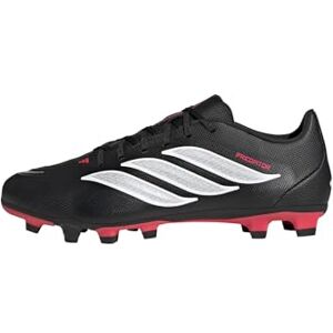Adidas Unisex Predator Club Firm Ground/Multi Ground Football Boots Shoes, Core Black/FTWR White/Lucid Red, 40 EU Adidas Unisex Predator Club Firm Ground/Multi Ground Football Boots Shoes, Core Black/FTWR White/Lucid Red, 40 EU