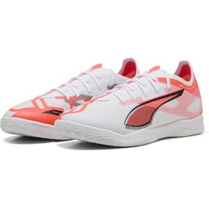Puma Ultra 5 Match IT, Unisex Fussballschuh, White- Black-Glowing RED, Puma Ultra 5 Match IT, Unisex Fussballschuh, White- Black-Glowing RED,