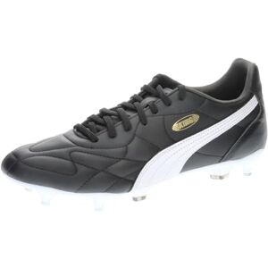 Puma Unisex King Top Mxsg Fußballschuhe, Black White Gold, 40 EU Puma Unisex King Top Mxsg Fußballschuhe, Black White Gold, 40 EU