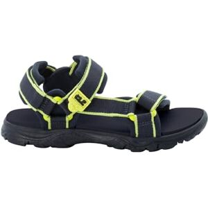 Jack Wolfskin Unisex Seven Seas 3 K Sandale, Blue/Lime, 29 EU Jack Wolfskin Unisex Seven Seas 3 K Sandale, Blue/Lime, 29 EU
