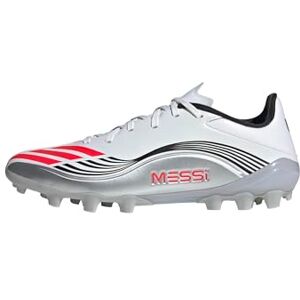 Adidas Unisex F50 Messi League Artificial Ground Football Boots Fußballschuhe, FTWR White/Lucid red/Silver met, 38 2/3 EU Adidas Unisex F50 Messi League Artificial Ground Football Boots Fußballschuhe, FTWR White/Lucid red/Silver met, 38 2/3 EU