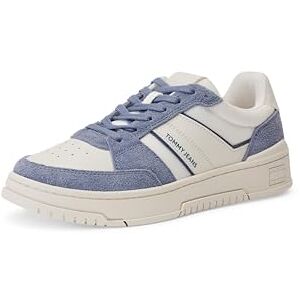 Tommy Jeans Herren Cupsole Sneaker Pods Low Top, Blau (Blue Moment), 43 Tommy Jeans Herren Cupsole Sneaker Pods Low Top, Blau (Blue Moment), 43