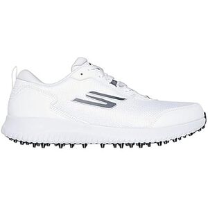 Skechers Go Golf Max Fairway 4 Herren Golfschuhe, wasserabweisend, leicht, Weißes Synthetisches Textilgewebe mit silberfarbenem Rand, 42 EU Skechers Go Golf Max Fairway 4 Herren Golfschuhe, wasserabweisend, leicht, Weißes Synthetisches Textilgewebe mit silberfarbenem Rand, 42 EU