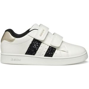 Geox J ECLYPER Mädchen-Sneaker, gebrochenes Weiß/Schwarz, Größe 38, Cremefarben/Schwarz, 34 EU Geox J ECLYPER Mädchen-Sneaker, gebrochenes Weiß/Schwarz, Größe 38, Cremefarben/Schwarz, 34 EU