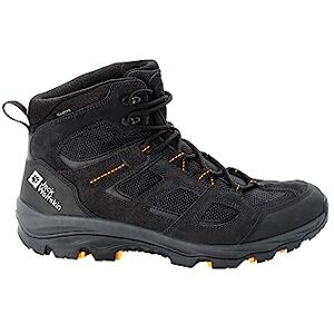 Jack Wolfskin Herren Vojo 3 Texapore Mid M, Black Burly Yellow Xt, 39.5 EU Jack Wolfskin Herren Vojo 3 Texapore Mid M, Black Burly Yellow Xt, 39.5 EU