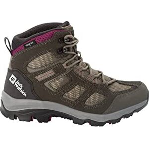 Jack Wolfskin Damen Vojo 3 Texapore Mid W, Khaki Burgundy, 40 EU Jack Wolfskin Damen Vojo 3 Texapore Mid W, Khaki Burgundy, 40 EU