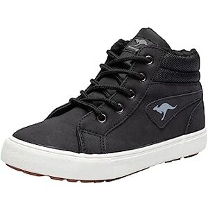 KangaROOS Jungen Kavu I Sneaker, Jet Black White, 28 EU KangaROOS Jungen Kavu I Sneaker, Jet Black White, 28 EU