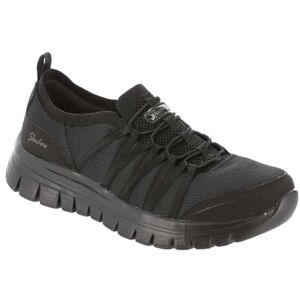Skechers Damen Graceful-Soft Soul Sneaker, Black Mesh/Duraleather, 37 EU Skechers Damen Graceful-Soft Soul Sneaker, Black Mesh/Duraleather, 37 EU