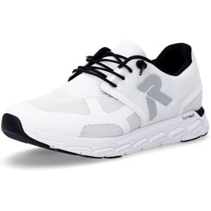 Rieker Damen Sneaker Low-Top M9000-80 Weite Normal Schnuerer Synthetik Bianco/Weiss/Weiss / 37 EU Rieker Damen Sneaker Low-Top M9000-80 Weite Normal Schnuerer Synthetik Bianco/Weiss/Weiss / 37 EU