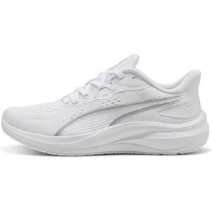 Puma Skyrocket Lite Adult Unisex Straßen-Laufschuh, 2 White-Vibrant Silver- Silver, 40.5 Puma Skyrocket Lite Adult Unisex Straßen-Laufschuh, 2 White-Vibrant Silver- Silver, 40.5