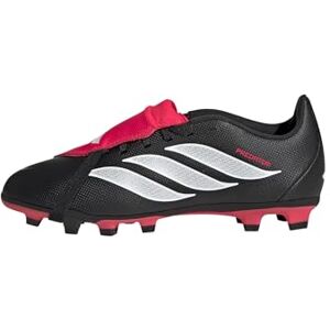 Adidas Unisex Kinder Predator Club Fold-Over Tongue Firm Ground/Multi Ground Football Boots Kids Shoes, Core Black/FTWR White/Lucid Red, 38 EU Adidas Unisex Kinder Predator Club Fold-Over Tongue Firm Ground/Multi Ground Football Boots Kids Shoes, Core Black/FTWR White/Lucid Red, 38 EU