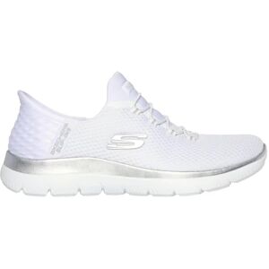 Skechers Damen Summits Diamond Dream Turnschuhe, White Mesh/Silver Trim, 37 EU Weit Skechers Damen Summits Diamond Dream Turnschuhe, White Mesh/Silver Trim, 37 EU Weit