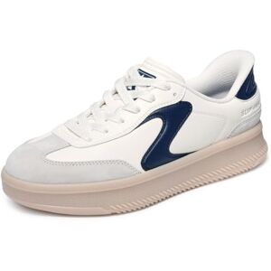 Skechers Damen Hotshot Hi Lifted Luxe Sneaker, Off White Duraleather Navy Trim, 40.5 EU Skechers Damen Hotshot Hi Lifted Luxe Sneaker, Off White Duraleather Navy Trim, 40.5 EU