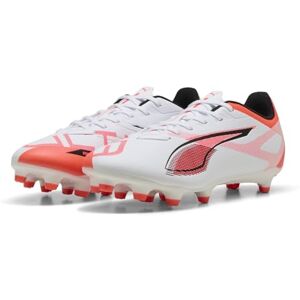 Puma Ultra 5 Play FG/AG WN's, Weiblich Fussballschuh, White- Black-Glowing RED, Puma Ultra 5 Play FG/AG WN's, Weiblich Fussballschuh, White- Black-Glowing RED,
