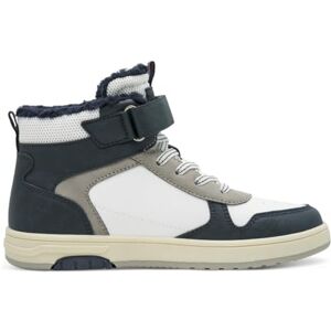s.Oliver Jungen Sneaker flach High Top Wasserabweisend, Weiß (White Comb.), 39 EU s.Oliver Jungen Sneaker flach High Top Wasserabweisend, Weiß (White Comb.), 39 EU