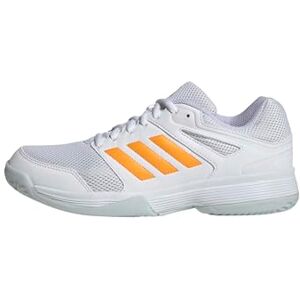 Adidas Damen Speedcourt Women Indoor Shoes, FTWR White/Pure Tangerine/Crystal Sky, 38 2/3 EU Adidas Damen Speedcourt Women Indoor Shoes, FTWR White/Pure Tangerine/Crystal Sky, 38 2/3 EU