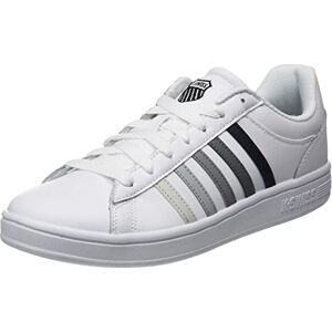 K-Swiss Herren Court Winston Sneaker, White/BLKGRADIENT/WT, 44.5 EU K-Swiss Herren Court Winston Sneaker, White/BLKGRADIENT/WT, 44.5 EU