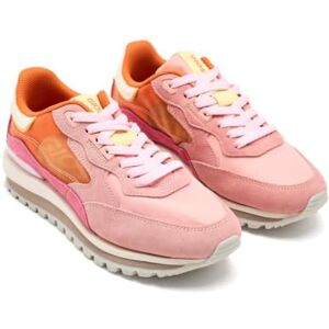 GIOSEPPO Sportschuhe aus Leder mit Gittermuster, Rosa, 40 EU GIOSEPPO Sportschuhe aus Leder mit Gittermuster, Rosa, 40 EU