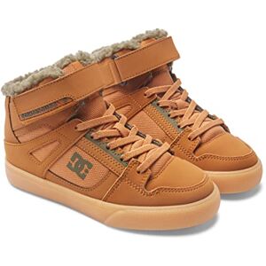 DC Shoes Pure HIGH TOP Winter, Jungen Skateboardschuhe, Braun (Wheat WE9), 36 EU (4 UK) DC Shoes Pure HIGH TOP Winter, Jungen Skateboardschuhe, Braun (Wheat WE9), 36 EU (4 UK)