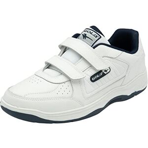 Gola Sport Belmont 2 Wide Twin BAR Fitness Walking Shoe AMA074WE White/Navy Gola Sport Belmont 2 Wide Twin BAR Fitness Walking Shoe AMA074WE White/Navy