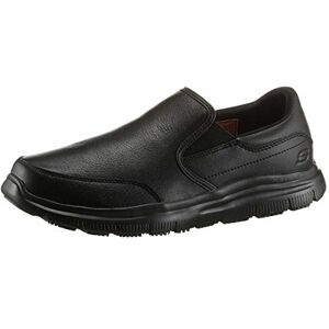Skechers Herren Flex Advantage Sr Bronwood Trainers, Black Leather, 39 EU Skechers Herren Flex Advantage Sr Bronwood Trainers, Black Leather, 39 EU
