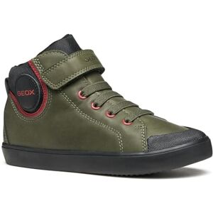 Geox JUNIOR J GISLI Boy Sneakers DK Green/Black 35_EU Geox JUNIOR J GISLI Boy Sneakers DK Green/Black 35_EU