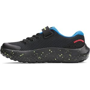 Under Armour Jungen Vorschule Surge 4 AC, leichte und atmungsaktive Laufschuhe, gepolsterte Joggingschuhe für langen Komfort,Black / High Vis Yellow / White,34 Under Armour Jungen Vorschule Surge 4 AC, leichte und atmungsaktive Laufschuhe, gepolsterte Joggingschuhe für langen Komfort,Black / High Vis Yellow / White,34