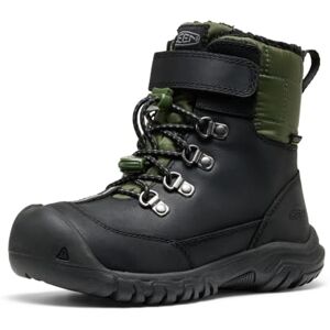 KEEN Unisex Kinder Kanibou wasserdichte Schneestiefel, Schwarz, Bronze, Grün, 34 EU KEEN Unisex Kinder Kanibou wasserdichte Schneestiefel, Schwarz, Bronze, Grün, 34 EU