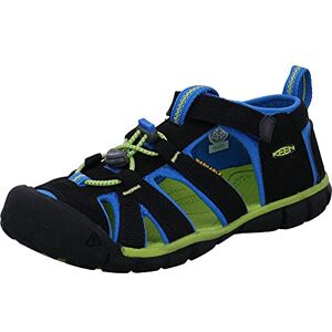 KEEN Unisex Kids Seacamp II CNX Black/Brilliant Blue 12.0 31 KEEN Unisex Kids Seacamp II CNX Black/Brilliant Blue 12.0 31