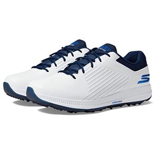 Skechers Men's Elite 5 Arch Fit Waterproof Golf Shoe Sneaker, White/Blue, 9.5 Wide Skechers Men's Elite 5 Arch Fit Waterproof Golf Shoe Sneaker, White/Blue, 9.5 Wide