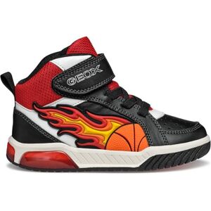Geox Junior J Inek Boy Sneakers Black, Red 33 EU Geox Junior J Inek Boy Sneakers Black, Red 33 EU