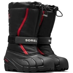 Sorel KIDS FLURRY Schneestiefel für Unisex Kinder, Schwarz (Black x Bright Red) Youth, 37 EU Sorel KIDS FLURRY Schneestiefel für Unisex Kinder, Schwarz (Black x Bright Red) Youth, 37 EU
