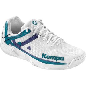 Kempa Damen Wing 2.0 Damen-Handballschuhe Handball-Schuhe, Weiß Cyan Purple, 38 EU Kempa Damen Wing 2.0 Damen-Handballschuhe Handball-Schuhe, Weiß Cyan Purple, 38 EU