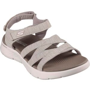 Skechers Go Walk Flex Sublime Damen-Sandalen, Taupe, 42 EU Skechers Go Walk Flex Sublime Damen-Sandalen, Taupe, 42 EU