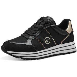 Tamaris Damen Low-Top Sneaker, Frauen Halbschuhe,Wechselfußbett,Freizeit,sportlich,Halbschuhe,straßenschuhe,Strassenschuhe,Black/Gold,36 EU Tamaris Damen Low-Top Sneaker, Frauen Halbschuhe,Wechselfußbett,Freizeit,sportlich,Halbschuhe,straßenschuhe,Strassenschuhe,Black/Gold,36 EU