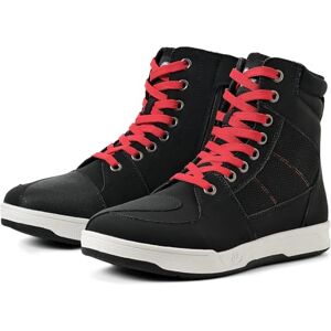 BORLENI Motorradschuhe Herren Sommer Motorradstiefel Männer lässige atmungsaktive Motorrad Sneaker reissverschluß mit Schaltpolster, rutschfeste Sohle Powersportschuhe Schwarz, 41 BORLENI Motorradschuhe Herren Sommer Motorradstiefel Männer lässige atmungsaktive Motorrad Sneaker reissverschluß mit Schaltpolster, rutschfeste Sohle Powersportschuhe Schwarz, 41