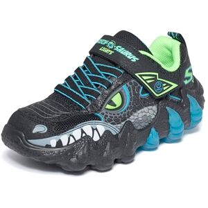 Skechers Skech-O-Saurus Lights 2.13 Sneaker, Black Lime, 36 EU Skechers Skech-O-Saurus Lights 2.13 Sneaker, Black Lime, 36 EU