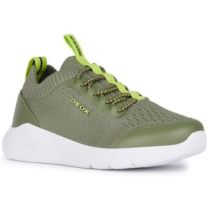 Geox JUNIOR J SPRINTYE Boy Sneakers Military/Lime 37_EU Geox JUNIOR J SPRINTYE Boy Sneakers Military/Lime 37_EU