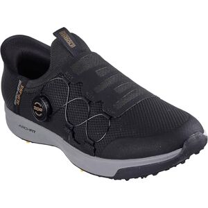 Skechers Go Golf Elite Vortex Slip Ins Sneaker für Herren, Schwarzes Synthetik-Textil-Grauer Besatz, 42 EU Skechers Go Golf Elite Vortex Slip Ins Sneaker für Herren, Schwarzes Synthetik-Textil-Grauer Besatz, 42 EU