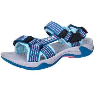 CMP Kids Hamal Hiking Sandal, Unisex, Deep Lake-Pink Fluo, 30 CMP Kids Hamal Hiking Sandal, Unisex, Deep Lake-Pink Fluo, 30