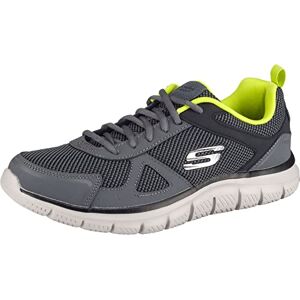 Skechers Track, Herren Laufschuhe, Grau (Charcoal/lime), 47.5 EU Skechers Track, Herren Laufschuhe, Grau (Charcoal/lime), 47.5 EU