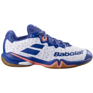 Babolat Badmintonschuhe Modell Shadow 4 M, Größe 44, Farbe Weiß/Navy Blau, Angepasster Schaft, Bi-Dichte Sohle, Lang anhaltender Komfort, Atmungsaktivität, Optimaler Halt Babolat Badmintonschuhe Modell Shadow 4 M, Größe 44, Farbe Weiß/Navy Blau, Angepasster Schaft, Bi-Dichte Sohle, Lang anhaltender Komfort, Atmungsaktivität, Optimaler Halt