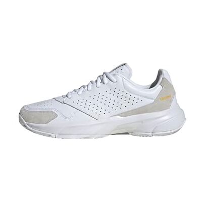 Adidas Unisex CourtJam Control 3 Premium Tennis Shoes, Cloud White/Cloud White/Cloud White, 40 EU Adidas Unisex CourtJam Control 3 Premium Tennis Shoes, Cloud White/Cloud White/Cloud White, 40 EU