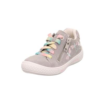 Superfit Mädchen Tensy Sneaker, Grau Rosa 2500, 27 EU Superfit Mädchen Tensy Sneaker, Grau Rosa 2500, 27 EU