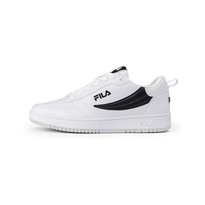FILA Kinder Unisex Sneaker REGA im Basketball-Stil, Weiß (White-Black), 38 FILA Kinder Unisex Sneaker REGA im Basketball-Stil, Weiß (White-Black), 38
