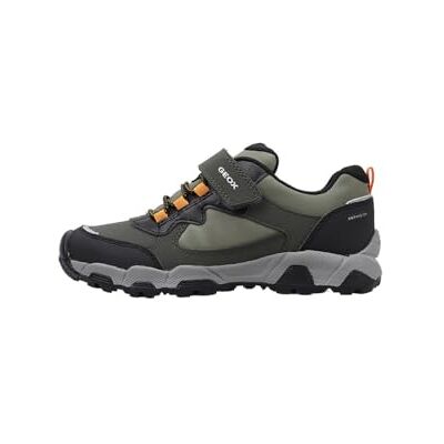 Geox JUNIOR J MAGNETAR Boy B ABX Low Easy Entry DK Green/LT ORANGE 24_EU Geox JUNIOR J MAGNETAR Boy B ABX Low Easy Entry DK Green/LT ORANGE 24_EU