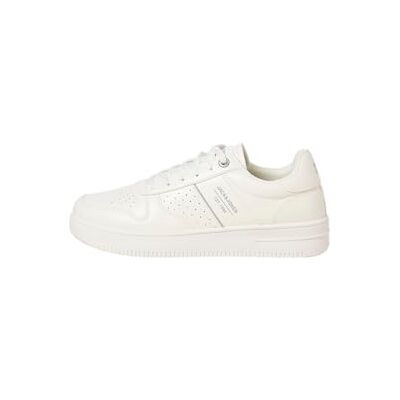 JACK & JONES Herren Jfwmaple Pu Sneaker, White, 45 EU JACK & JONES Herren Jfwmaple Pu Sneaker, White, 45 EU
